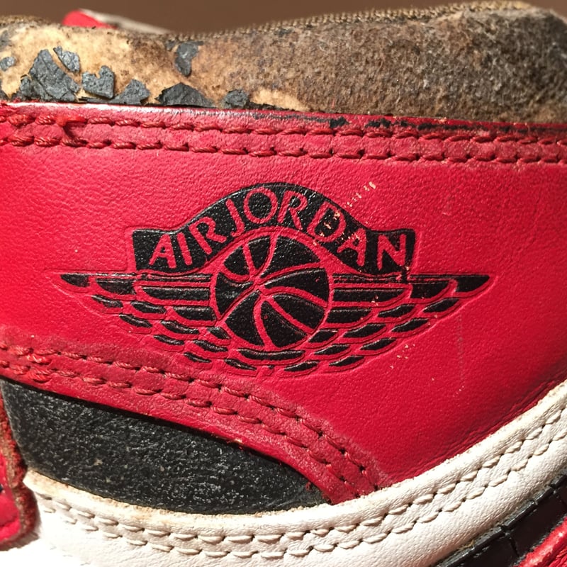 1980年代　エアジョーダン　AJ1 オリジナル　ウイングマーク　ビンテージ ナイキ NIKE 80s USA製 紺タグ AIR JORDAN 1 WING LOGO TEE XL