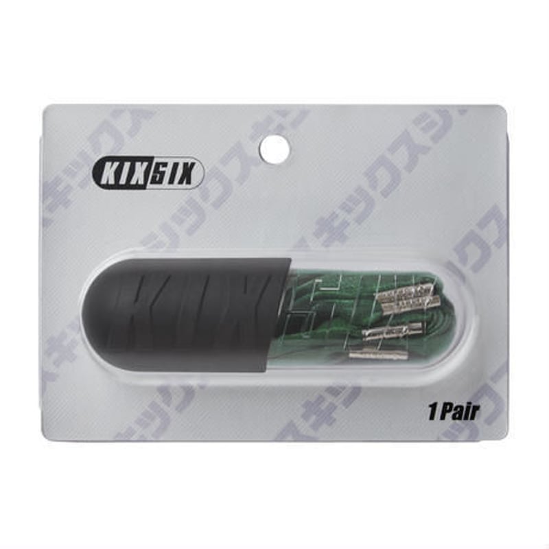 KIXSIX WAXED SHOELACE (CAPSULE) - GREEN | 9H9H