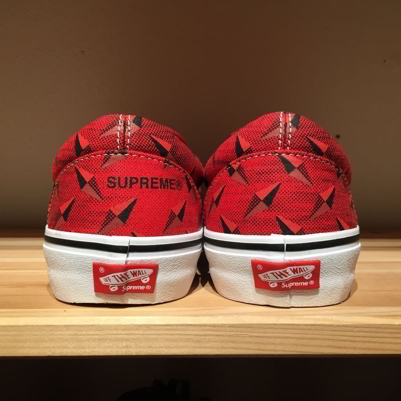 VANS Supremeコラボ（赤） Supreme Vans コラボ スニーカー 赤