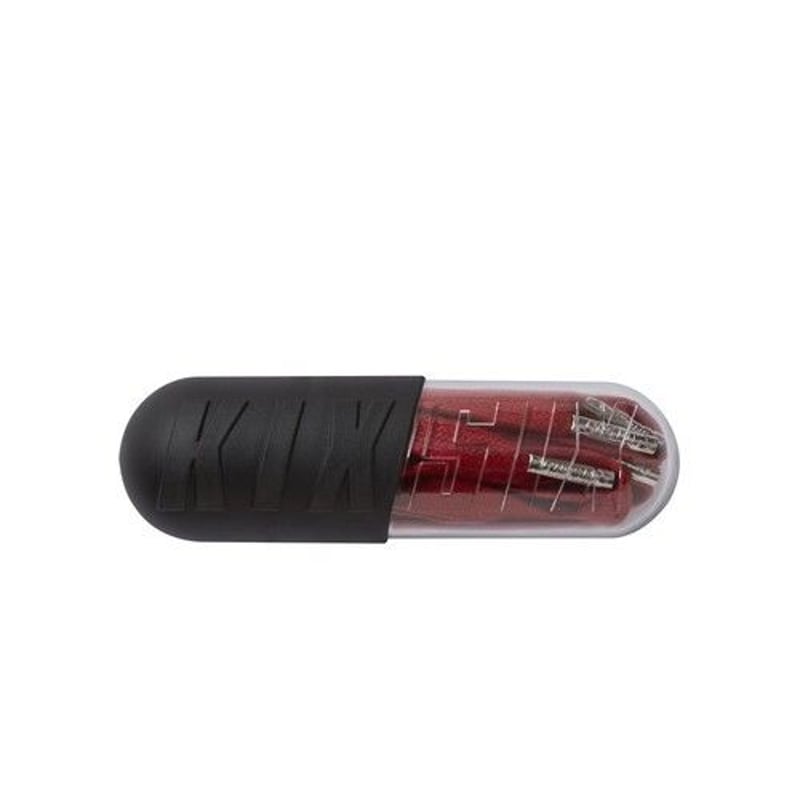 KIXSIX WAXED SHOELACE (CAPSULE) - RED | 9H9H NA