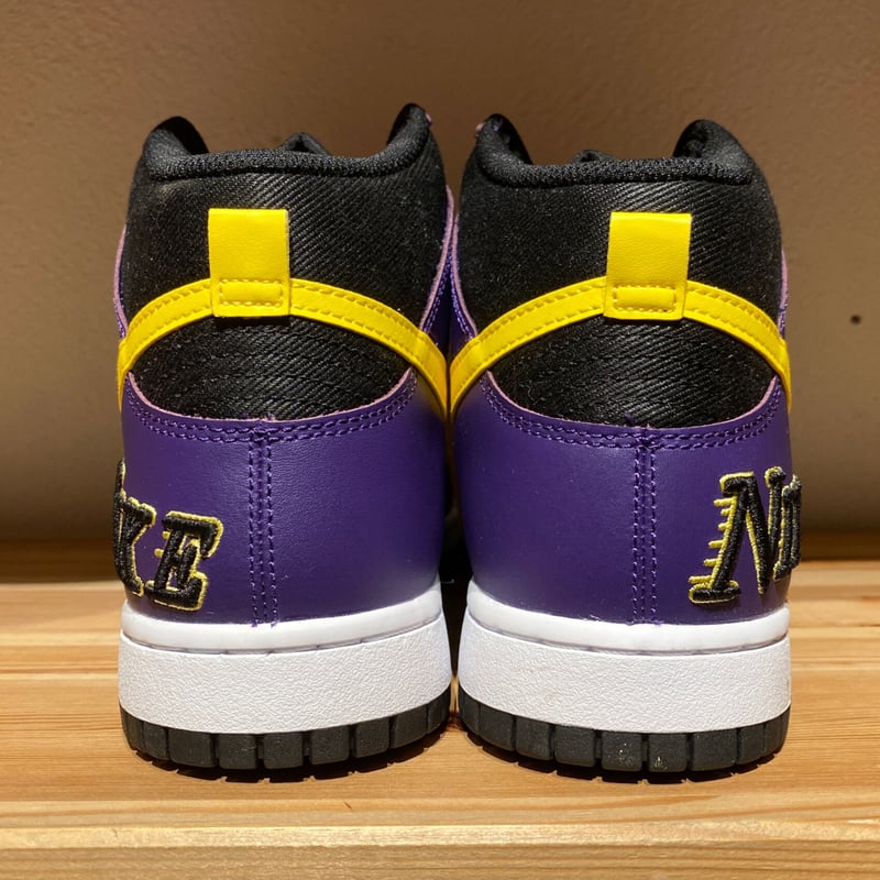 ☆LOS ANGELES LAKERS - NIKE DUNK HI PRM EMB | 9H