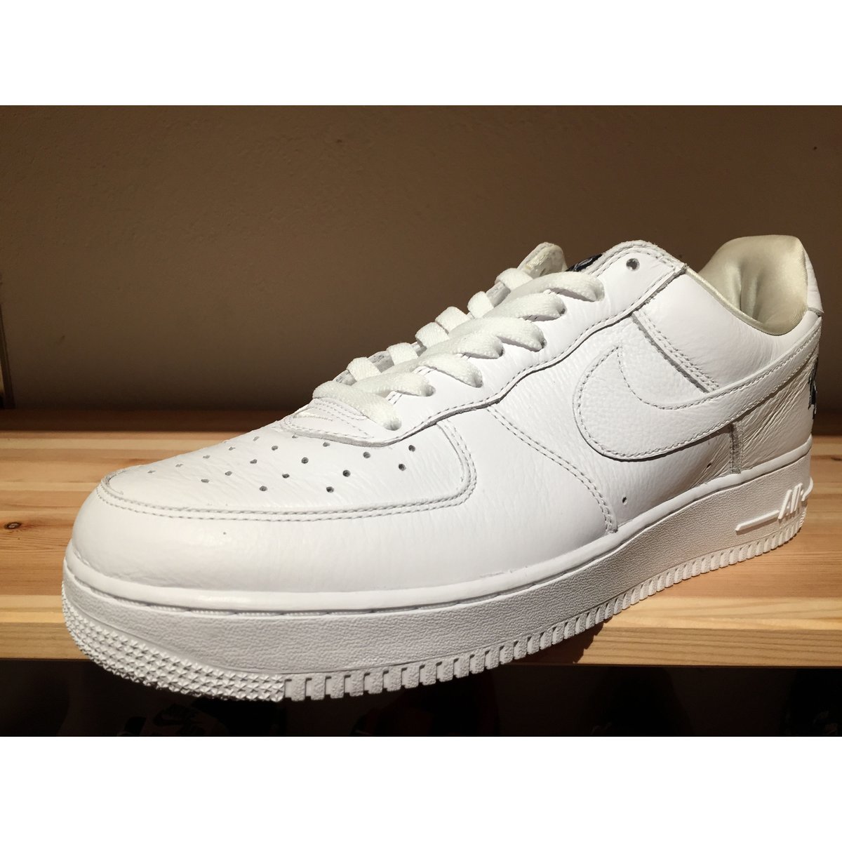 靴 NIKE Air Force 1 '07 Rocafella 29cm NWT Nike Air Force 1 '07 ROCAFELLA White Leather Jay-Z AF100