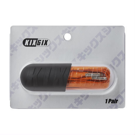 KIXSIX WAXED SHOELACE (CAPSULE) - ORANGE