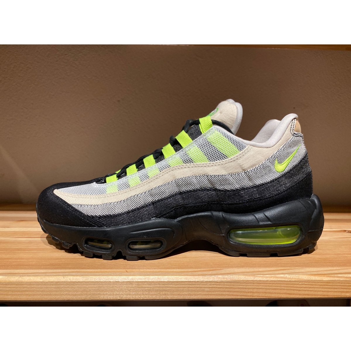 NIKE DENHAM AIR MAX 95 イエローグラデ 25.5cmグレーイエロー