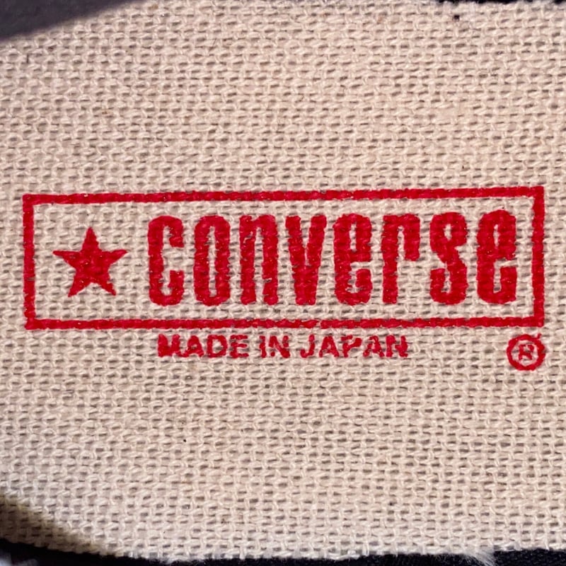 ☆MADE IN JAPAN・日本製 - CONVERSE CANVAS AS J OX |