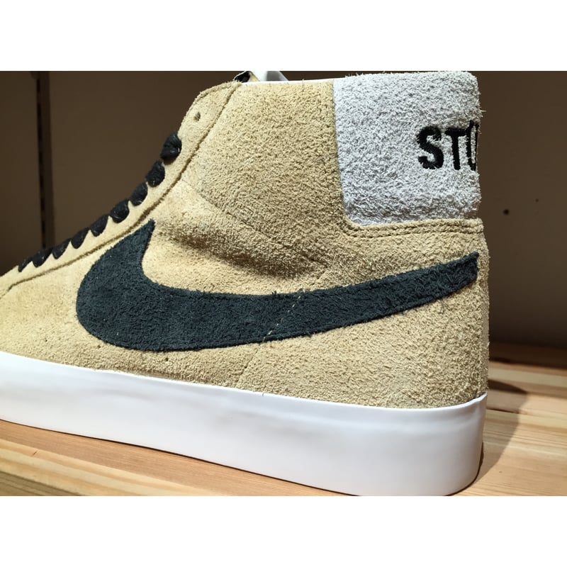 Nike sb zoom on sale blazer mid qs stussy