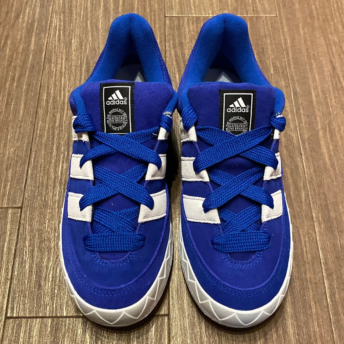 adidas ADIMATIC atmos Blue 8新品 atmosのシンボルカラーを纏った「adidas Originals ADIMATIC