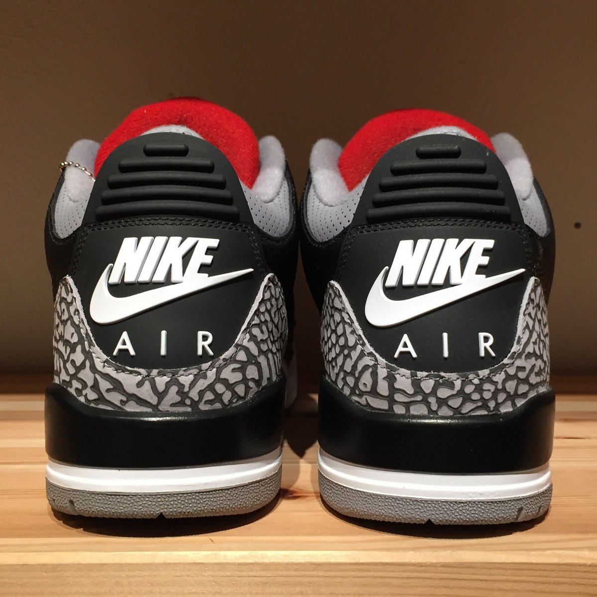 ☆BLACK CEMENT - NIKE AIR JORDAN 3 RETRO OG | 9...