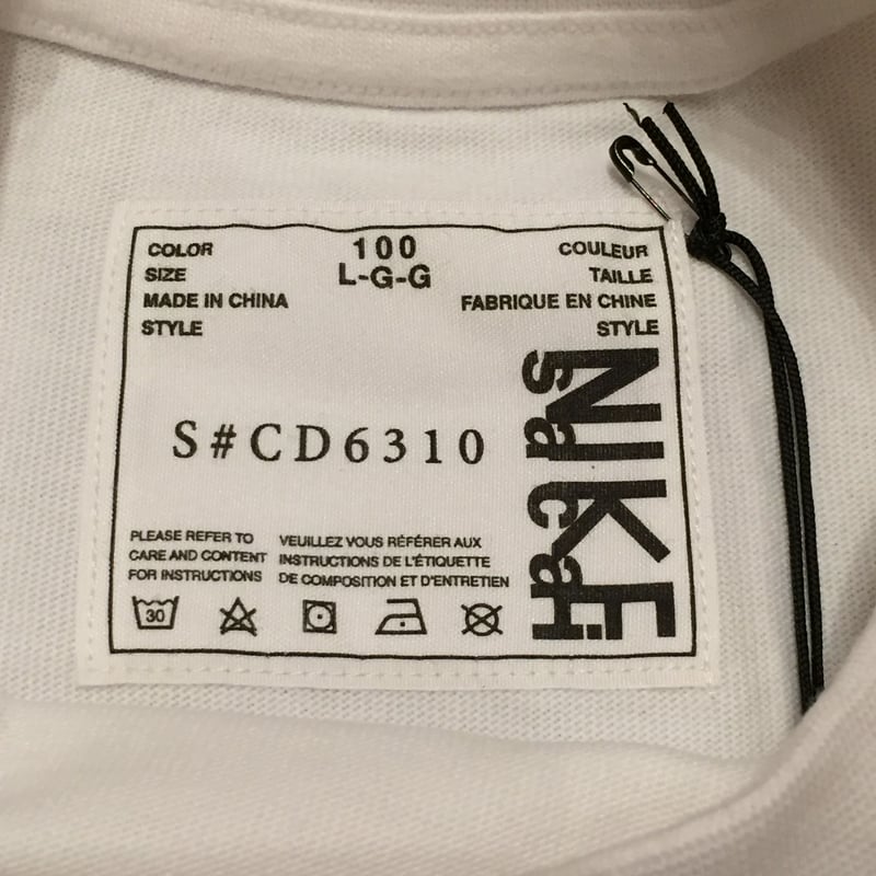 ☆sacaiコラボ - NIKE x sacai NIKELAB W NRG GA TEE N 