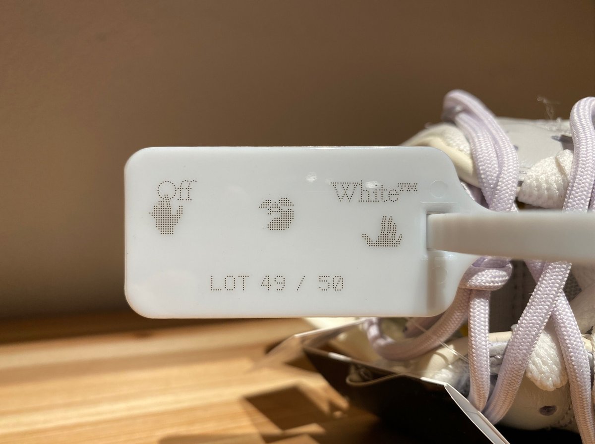 ☆OFFWHITEコラボ・OFF-WHITE 1 OF 50 No.49 - NIKE DUN