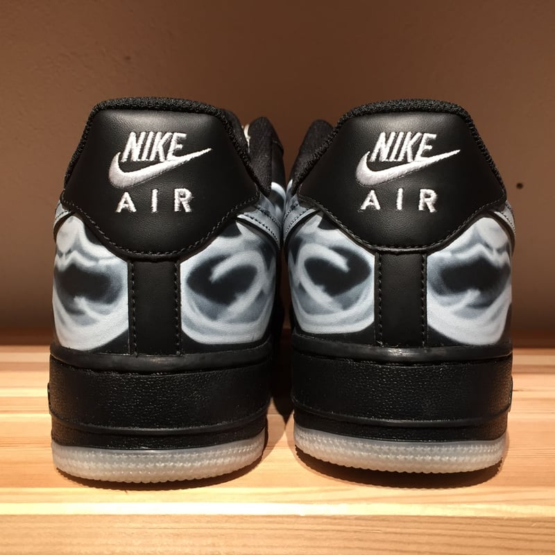☆BLACK ON BLACK - NIKE AIR FORCE 1 '07 SKELETON