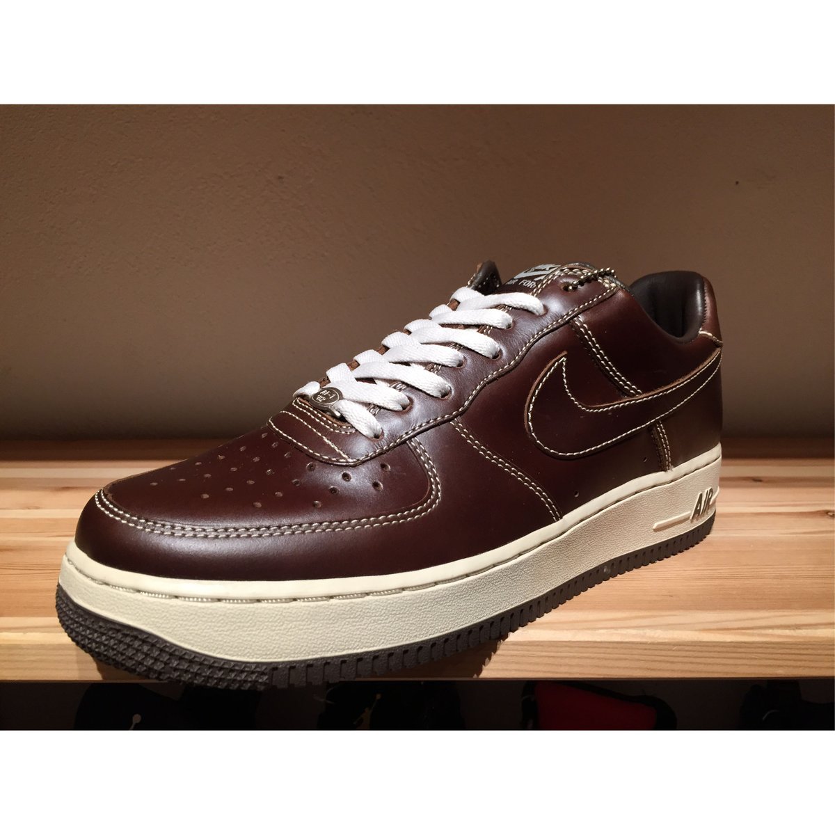 NIKE AIR FORCE1 LUX '07 BRQ BROWN