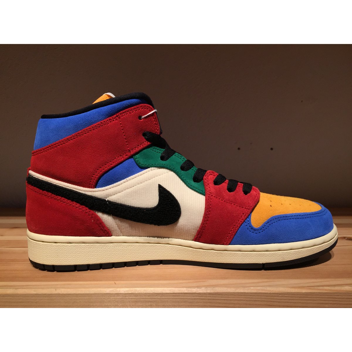 Air jordan 1 sales mid blue the great