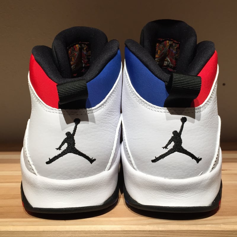 Air Jordan 10 ホワイト/レッド/ブルー 2016 AIR JORDAN 10 Retro City Pack 8.5. White, Red, Blue CHI