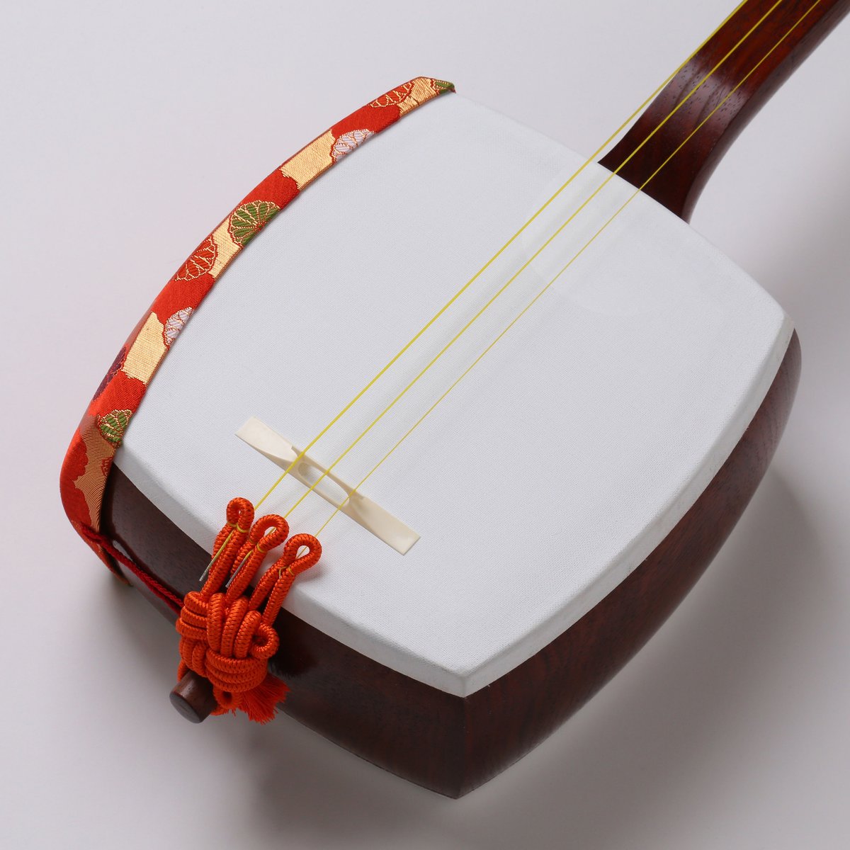 三味線中棹 革貼り必要