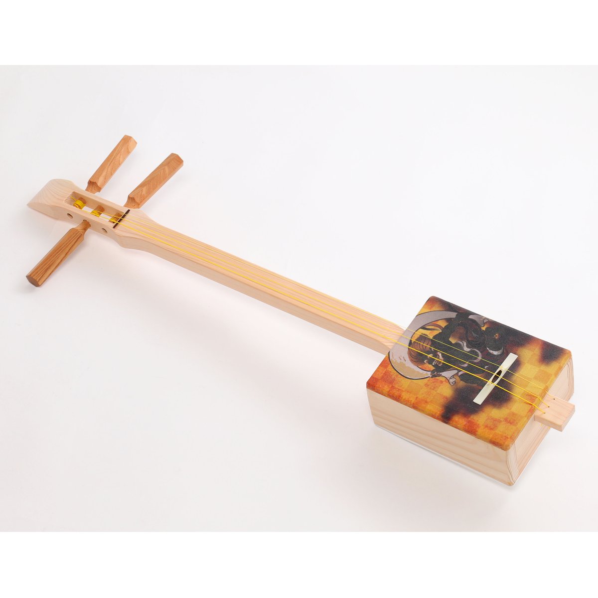 三味線バチ奇跡の逸品！ここまで綺麗な柄が出ている物はかなり