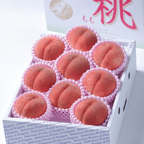 【7月中旬~8月上旬発送】くだもの屋にへじ（南区）さんのももギフト 2kg（5~8個入）