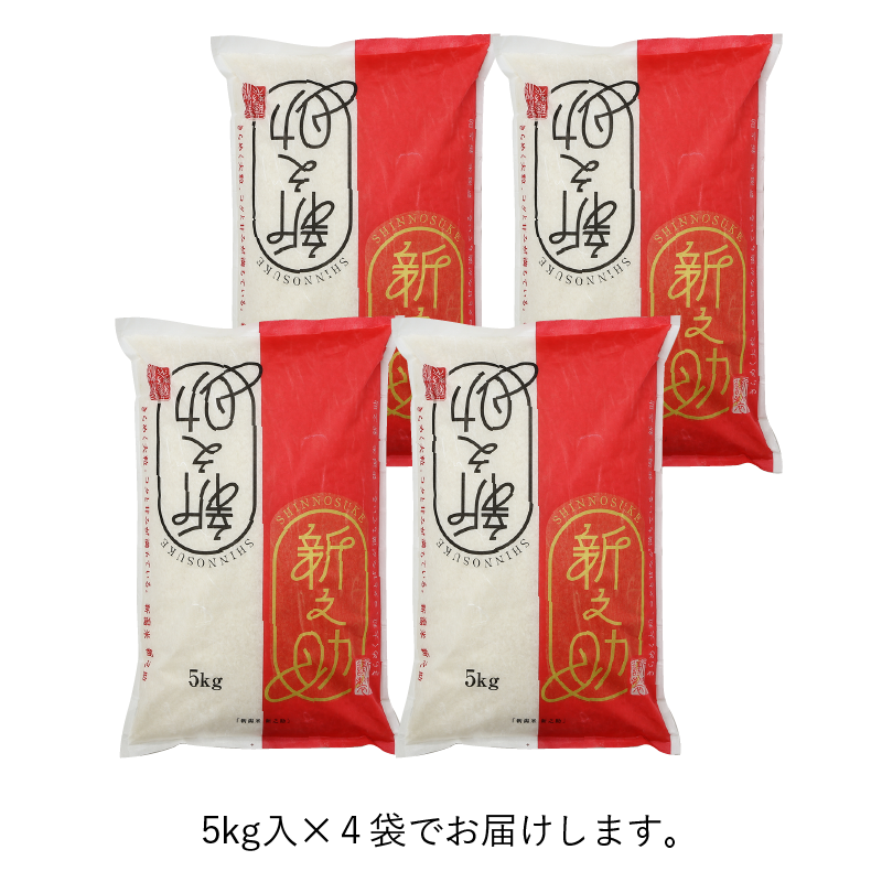 R.7年度産】【白米 20kg（5kg袋×4袋）】 そら野テラスの 『新之助