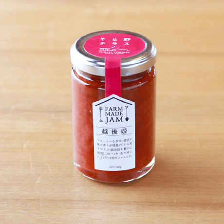 『FARM MADE JAMセット』 越後姫×1本・ブルーベリー×1本・いちじく×1本　各140g入