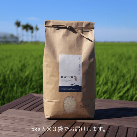 【R.7年度産】【白米15kg(5kg×3袋）】そら野テラスの『コシヒカリ』