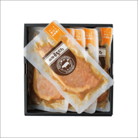 【冷凍便】キッチンガーデンとみおか 越後もちぶたギフトセット　ロース味噌漬け ５枚