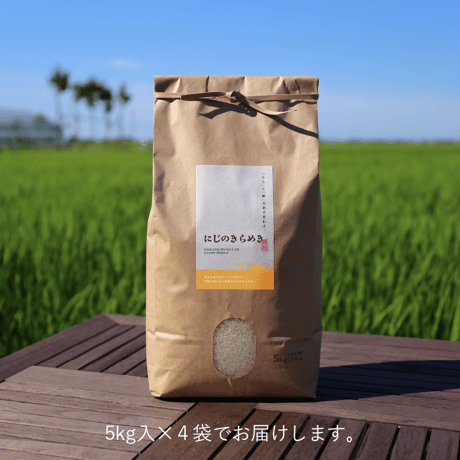 【R.7年度産】【白米 20kg（5kg袋×4袋）】  そら野テラスの『にじのきらめき』