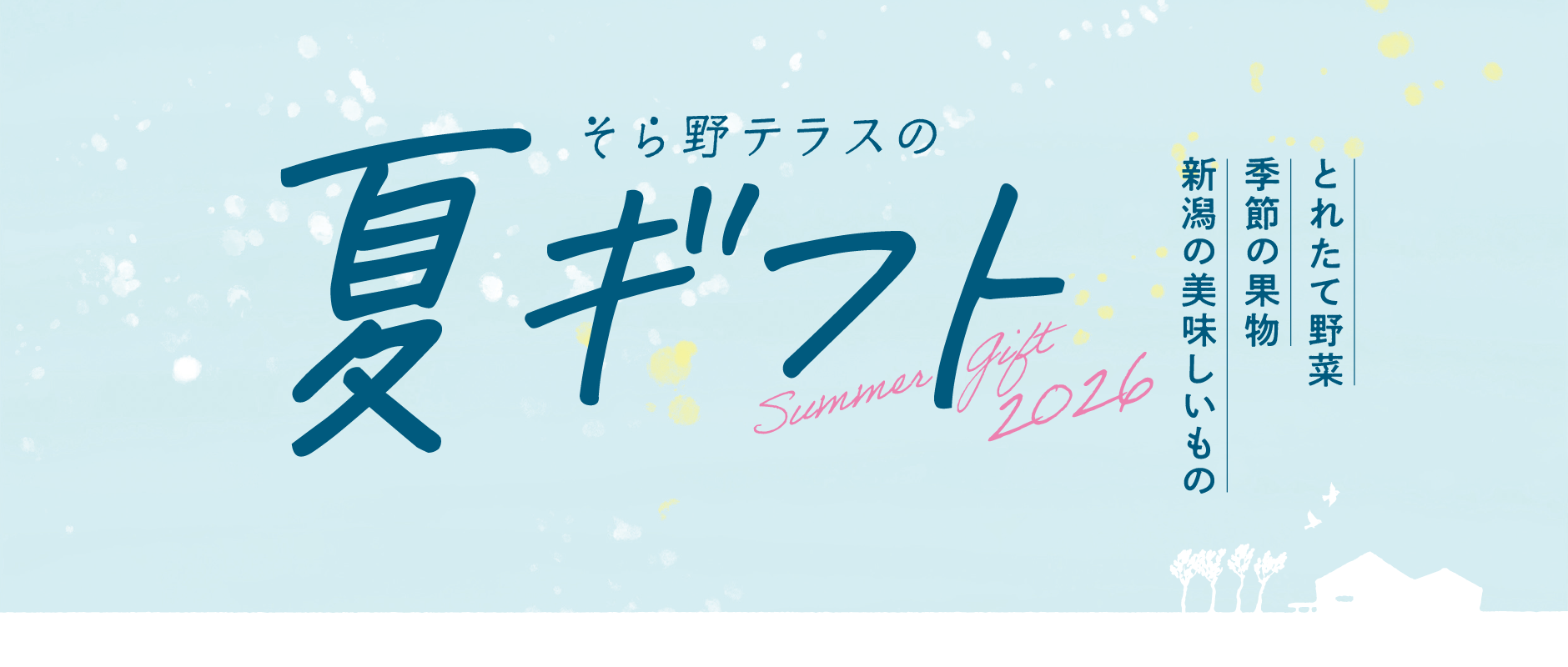 そら野テラスの夏ギフト