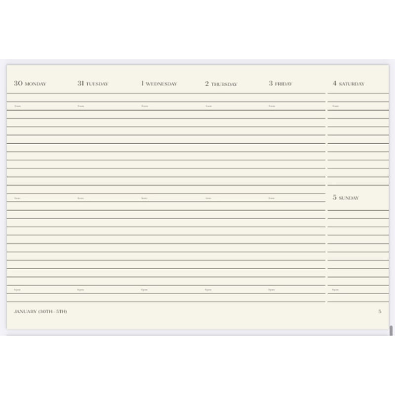 THE IMPORTANT FLOWERS PLANNER 2025 by Sofia Cop