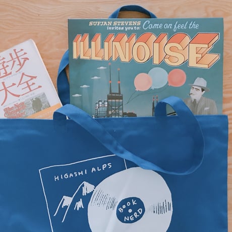 HIGASHI ALPS  × BOOKNERD オリジナルトートバッグ ＊NATURAL