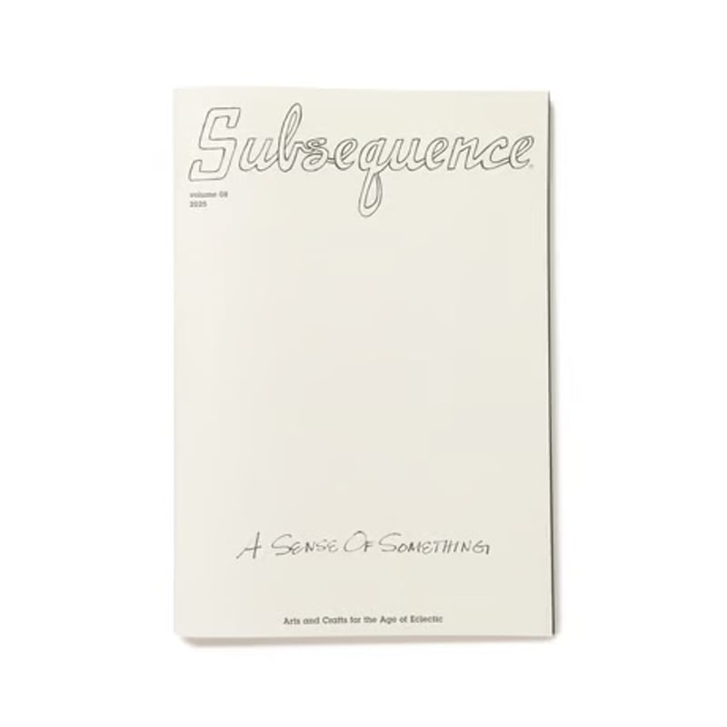 Subsequence Magazine Vol.8 | BOOKNERD
