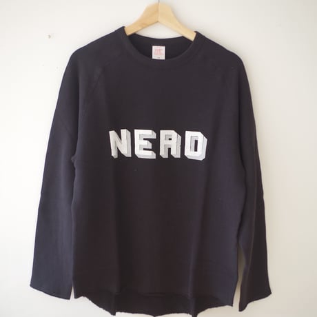 BOOKNERD 　オリジナルスウェット『NERD』  ＊BLACK