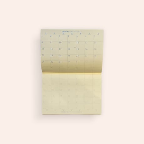 ツバメノート　A4手帳　2022下半期