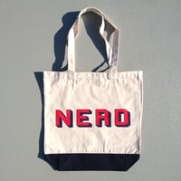 BOOKNERD ORIGINAL TOTE "NERD"    NATURAL×NAVY