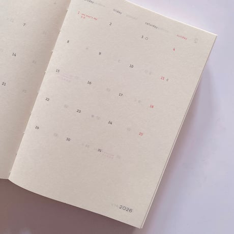 aynoma plain diary 2026