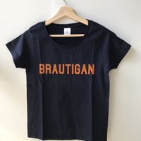 BOOKNERDオリジナル  AUTHOR T-SHIRT  "BRAUTIGAN" NAVY