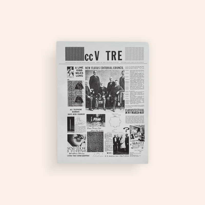 THE FLUXUS NEWSPAPER | BOOKNERD