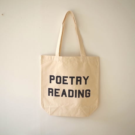 BOOKNERD オリジナルトート　『POETRY READING』