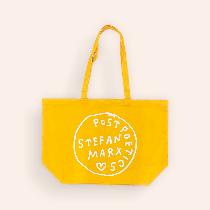 Stefan Marx トートバッグ 黒 post poetics Post Poetics × Stefan Marx Tote bag | BOOKNERD