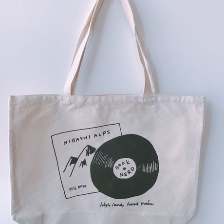 HIGASHI ALPS  × BOOKNERD オリジナルトートバッグ ＊NATURAL