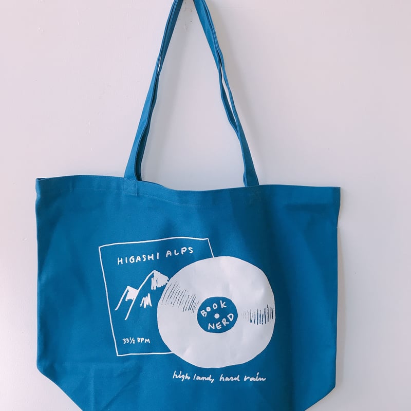HIGASHI ALPS × BOOKNERD オリジナルトートバッグ ＊BLUE | BO