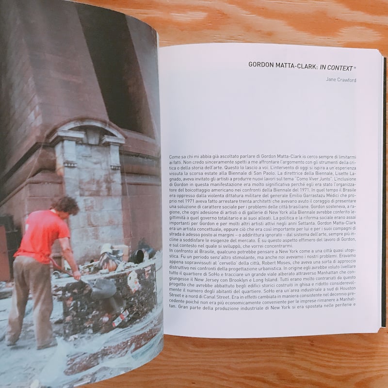 FOOD ゴードン・マッタ・クラーク カタログ Gordon Matta-Clark | BOOKNERD