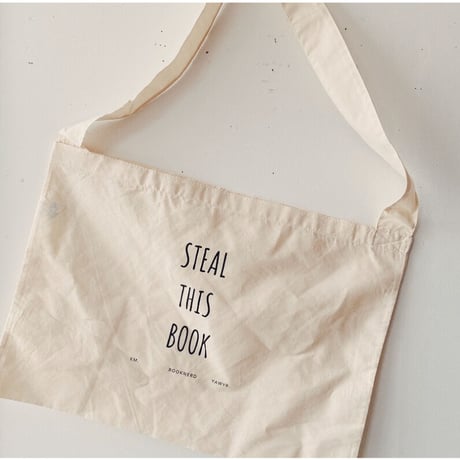 BOOKNERD ORIGINAL SHOULDER TOTE  "STEAL THIS BOOK"