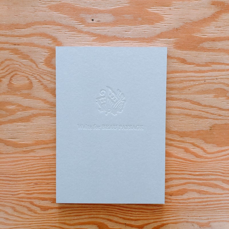 Waltz for BEAU PAYSAGE | BOOKNERD