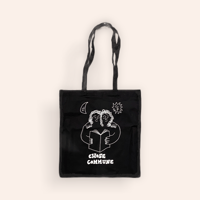 Stefan Marx トートバッグ 黒 post poetics Post Poetics × Stefan Marx Tote bag | BOOKNERD