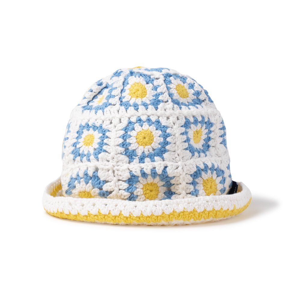 SON OF THE CHEESE サノバチーズFlower Knit Hat SON OF THE CHEESE / Flower Knit Hat ( WHITE ) |