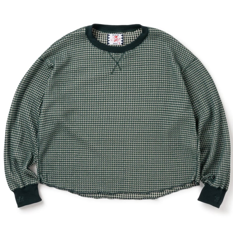 トップス SON OF THE CHEESE THERMAL SHIRT GREEN SON OF THE CHEESE / HOLD FAST THERMAL SHIRT ( G