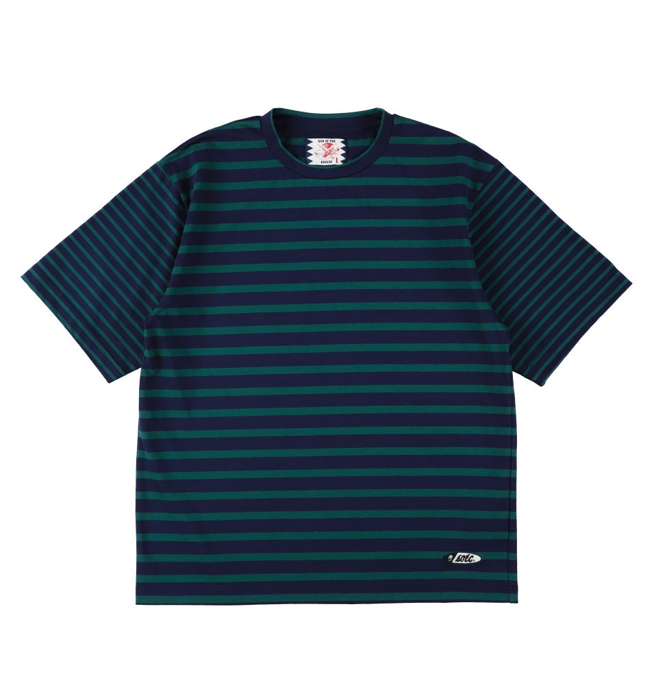 SON OF THE CHEESE / Odd Border TEE ( NAVY ) |