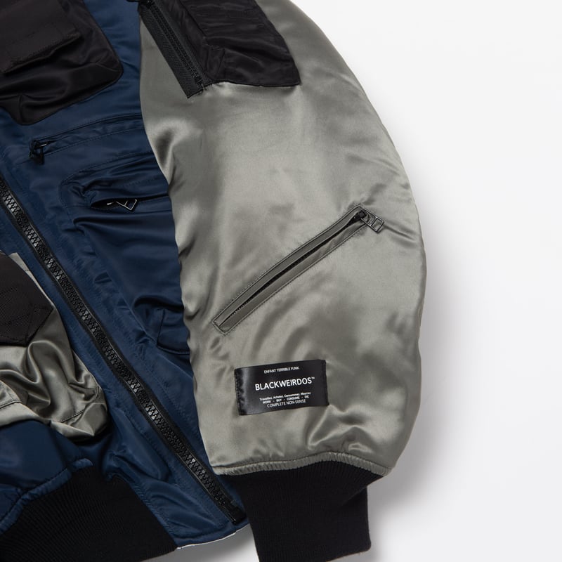 Black Weirdos / Crazy MA-1 Flight JKT ( D.NAVY Black Weirdos / Crazy MA-1 Flight JKT ( D.NAVY