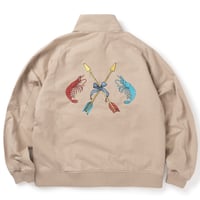 SON OF THE CHEESE / Quilt CPO Shirts ( BEIGE )