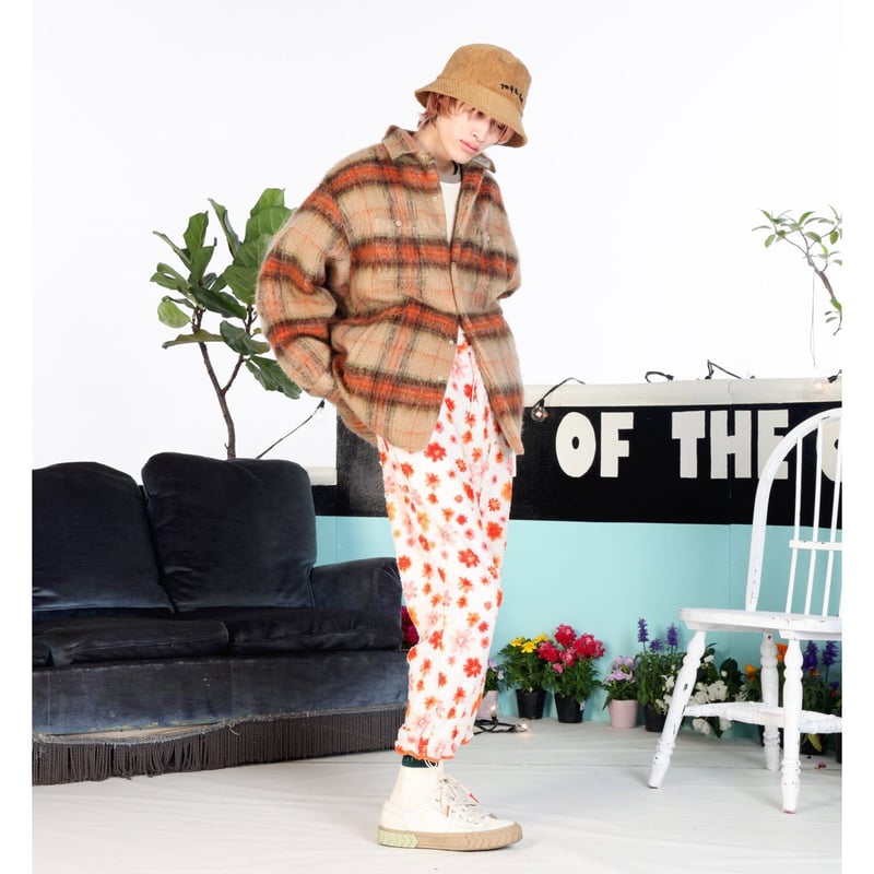 SON OF THE CHEESE / Quilt CPO Shirts ( BEIGE )